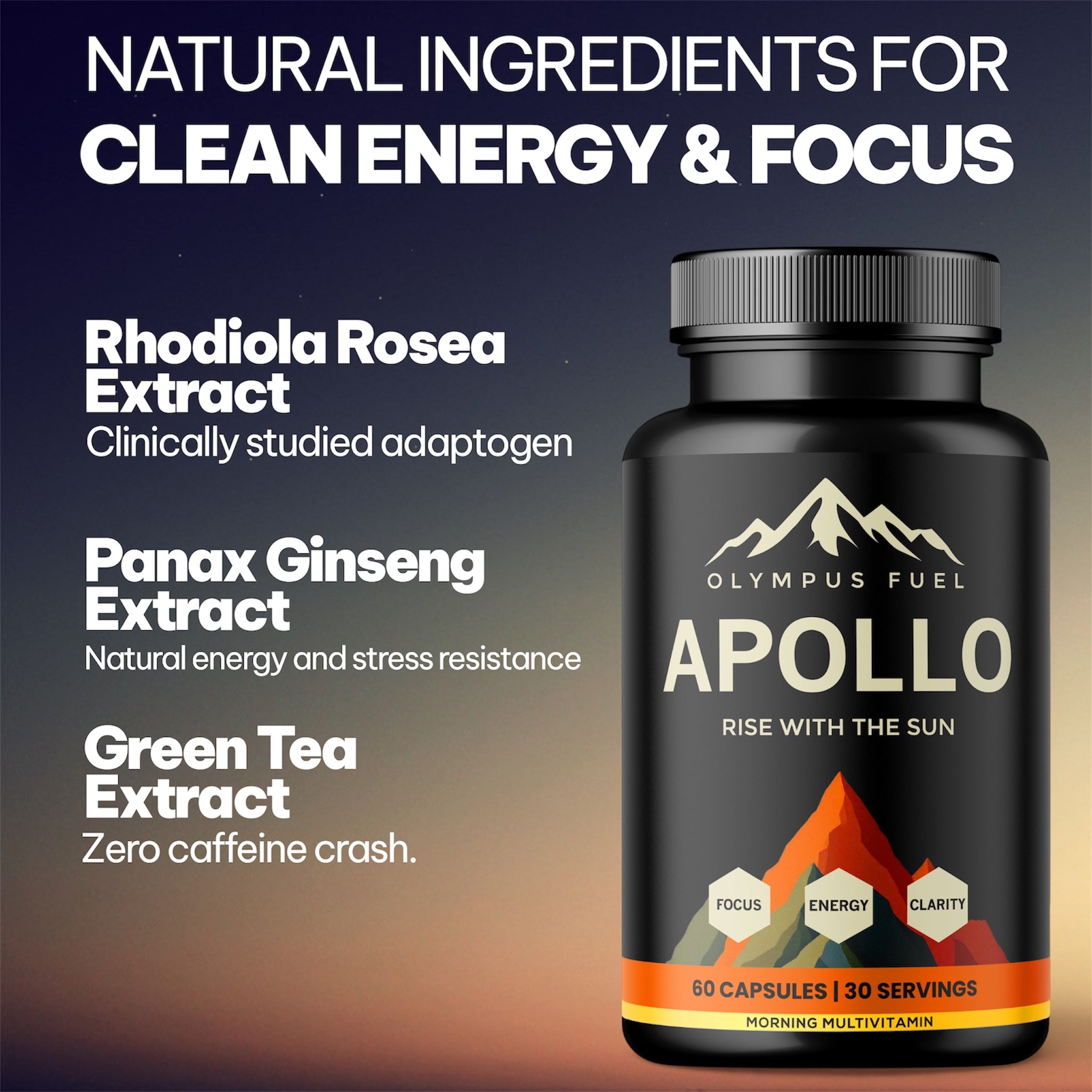 Apollo: Clean Energy & Focus